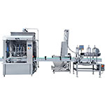 全套大顆粒醬料灌裝壓蓋機(jī)-全自動(dòng)醬料灌裝機(jī)設(shè)備